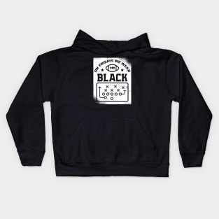 On Fridays We Wear Black // Vintage School Spirit // Go Black Kids Hoodie